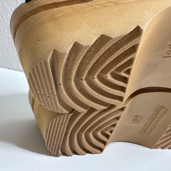 TROENTORP Johansson Swedish Clogs 38 Womens size 8 - 8.5 Black Leather Mules - Picture 11 of 15